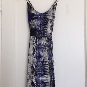 Parker Open-back Maxi Printed Dress